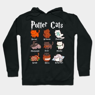 Potter Cats t-shirt Funny Gifts For Cat Lovers Hoodie